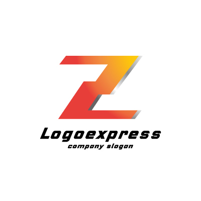 スピードと躍動感のZロゴ