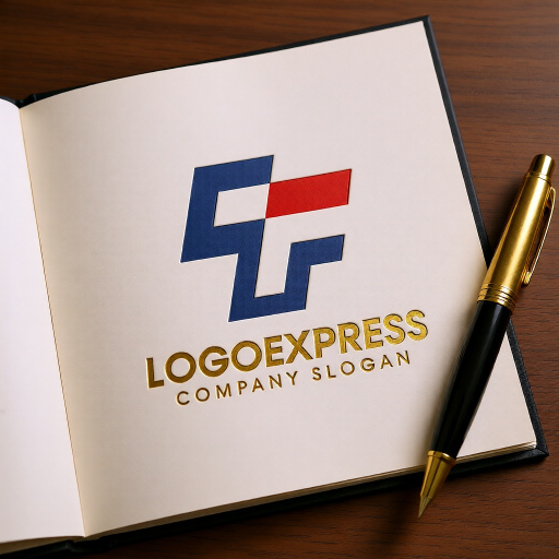 画像6: 印象的なT字型のモダンなロゴ (6)