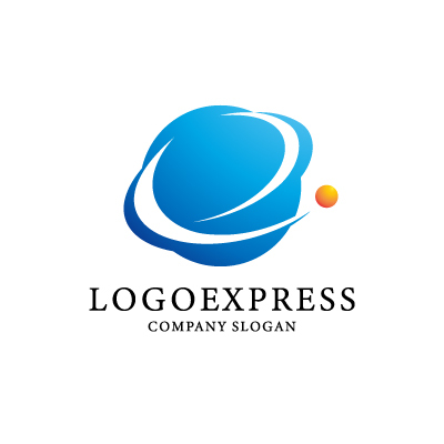 画像1: グローバルなE字と未来への軌跡ロゴ (1)