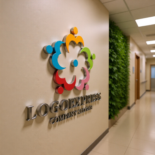 画像15: 「M」字の人々が織りなす多様な花ロゴ (15)