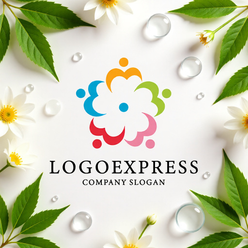 画像9: 「M」字の人々が織りなす多様な花ロゴ (9)