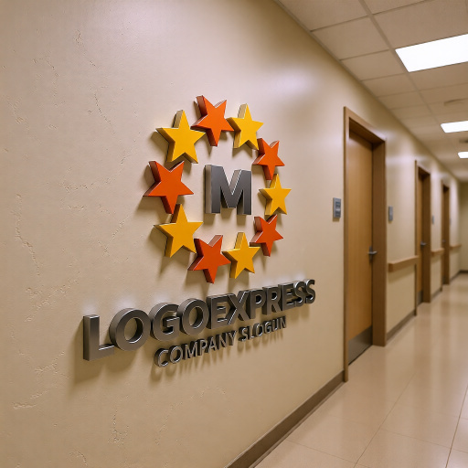 画像15: Mと星が織りなす輝きのサークルロゴ (15)