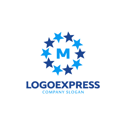 画像3: Mと星が織りなす輝きのサークルロゴ (3)