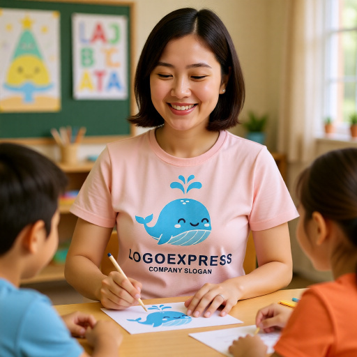 画像5: 笑顔で潮吹きするかわいいクジラのロゴ (5)