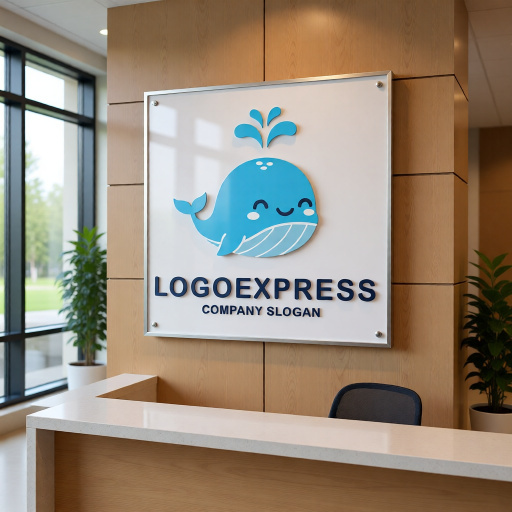 画像13: 笑顔で潮吹きするかわいいクジラのロゴ (13)