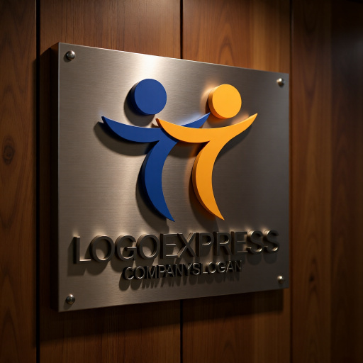 画像5: 繋がりと喜びを表現するT字の人々ロゴ (5)