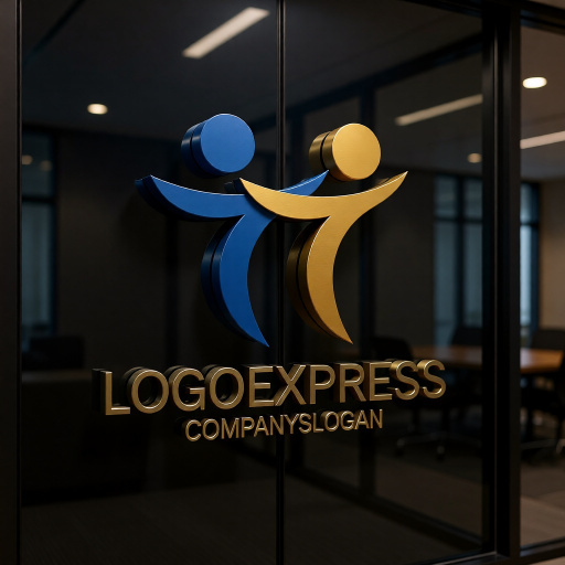 画像15: 繋がりと喜びを表現するT字の人々ロゴ (15)