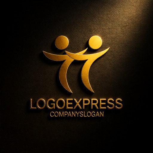 画像12: 繋がりと喜びを表現するT字の人々ロゴ (12)