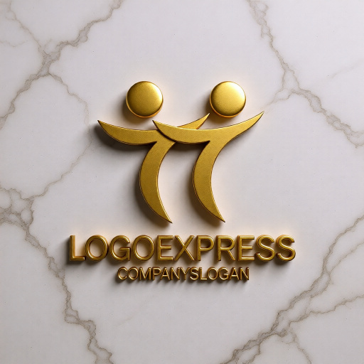 画像13: 繋がりと喜びを表現するT字の人々ロゴ (13)