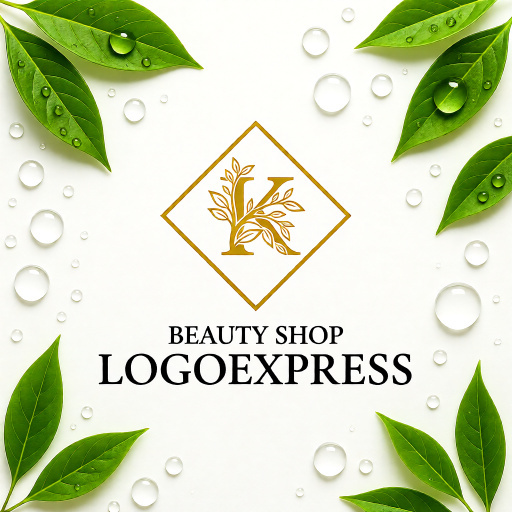 画像9: 優雅な「K」と植物のロゴ (9)