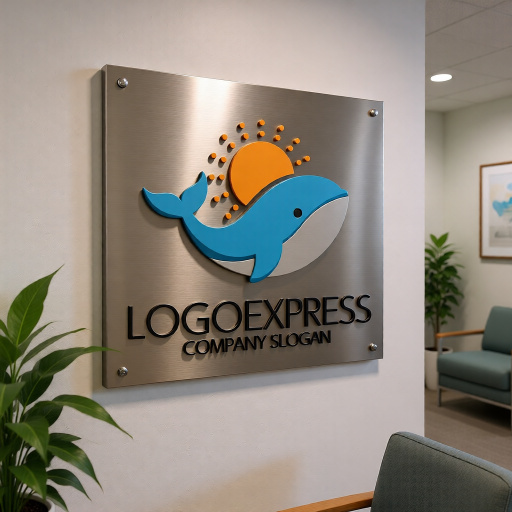 画像14: かわいいクジラと太陽のロゴ (14)