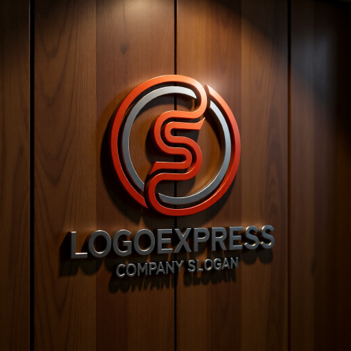 画像5: 情熱のS字と円が織りなすモダンロゴ (5)