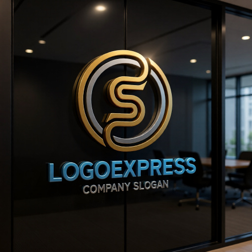 画像15: 情熱のS字と円が織りなすモダンロゴ (15)