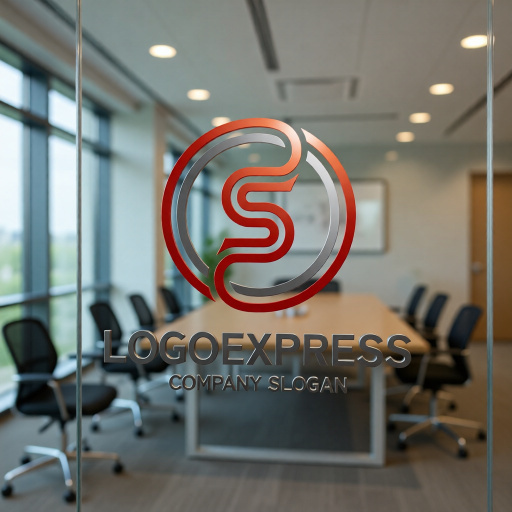 画像9: 情熱のS字と円が織りなすモダンロゴ (9)