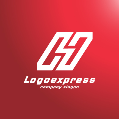 画像4: Hのシャープな連結ロゴ (4)