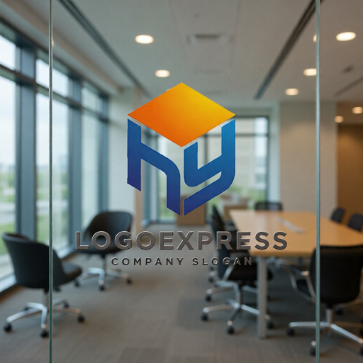 画像9: 「HY」の連結キューブのモダンロゴ (9)