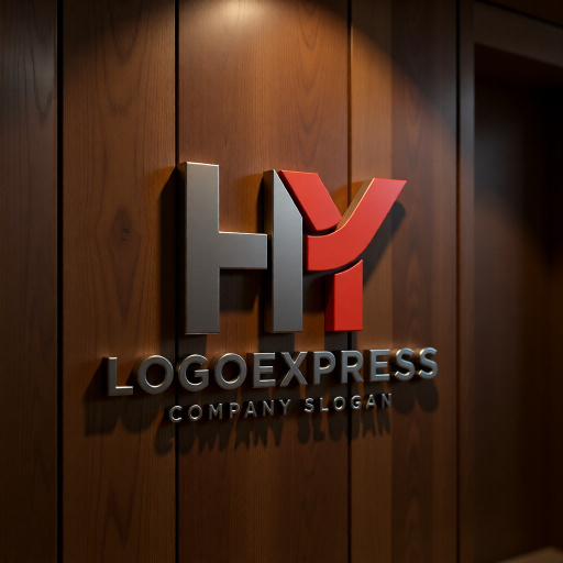 画像5: HYの連結、力強いモダンロゴ (5)