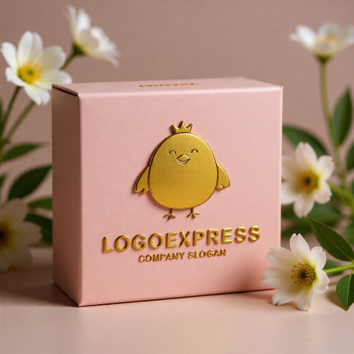 画像10: 王冠をかぶった可愛いひよこのロゴ (10)