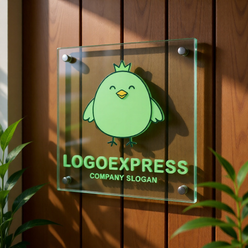 画像11: 王冠をかぶった可愛いひよこのロゴ (11)