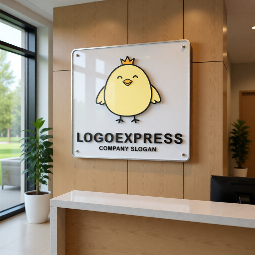 画像13: 王冠をかぶった可愛いひよこのロゴ (13)