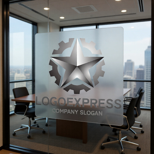 画像11: 星と歯車が融合した高精度技術ロゴ (11)