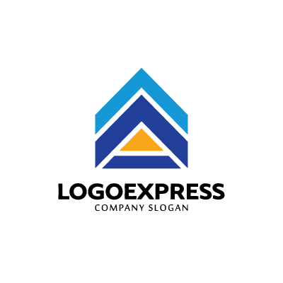 画像1: 未来へ向かうAと安定の層ロゴ (1)