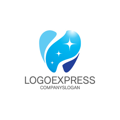 きれいな歯科ロゴ